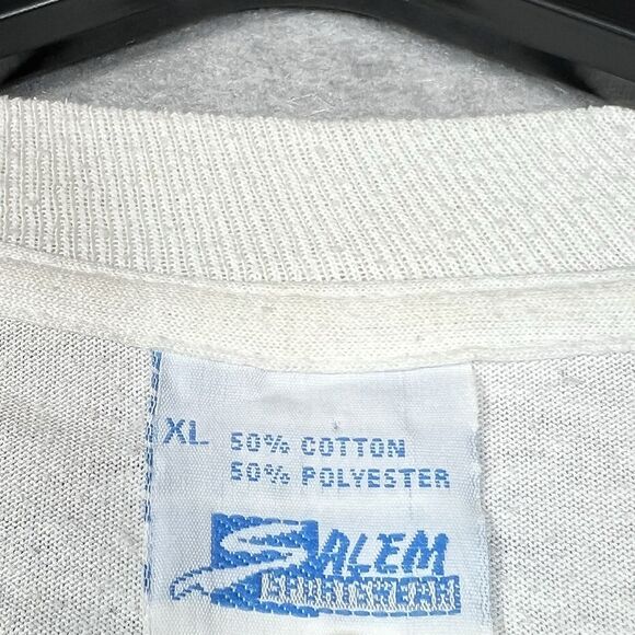 VTG 1989 RED SOX vs CINCINNATI REDS BASEBALL HALL OF FAME GAME SHIRT MEN’s LARGE - Picture 9 of 11